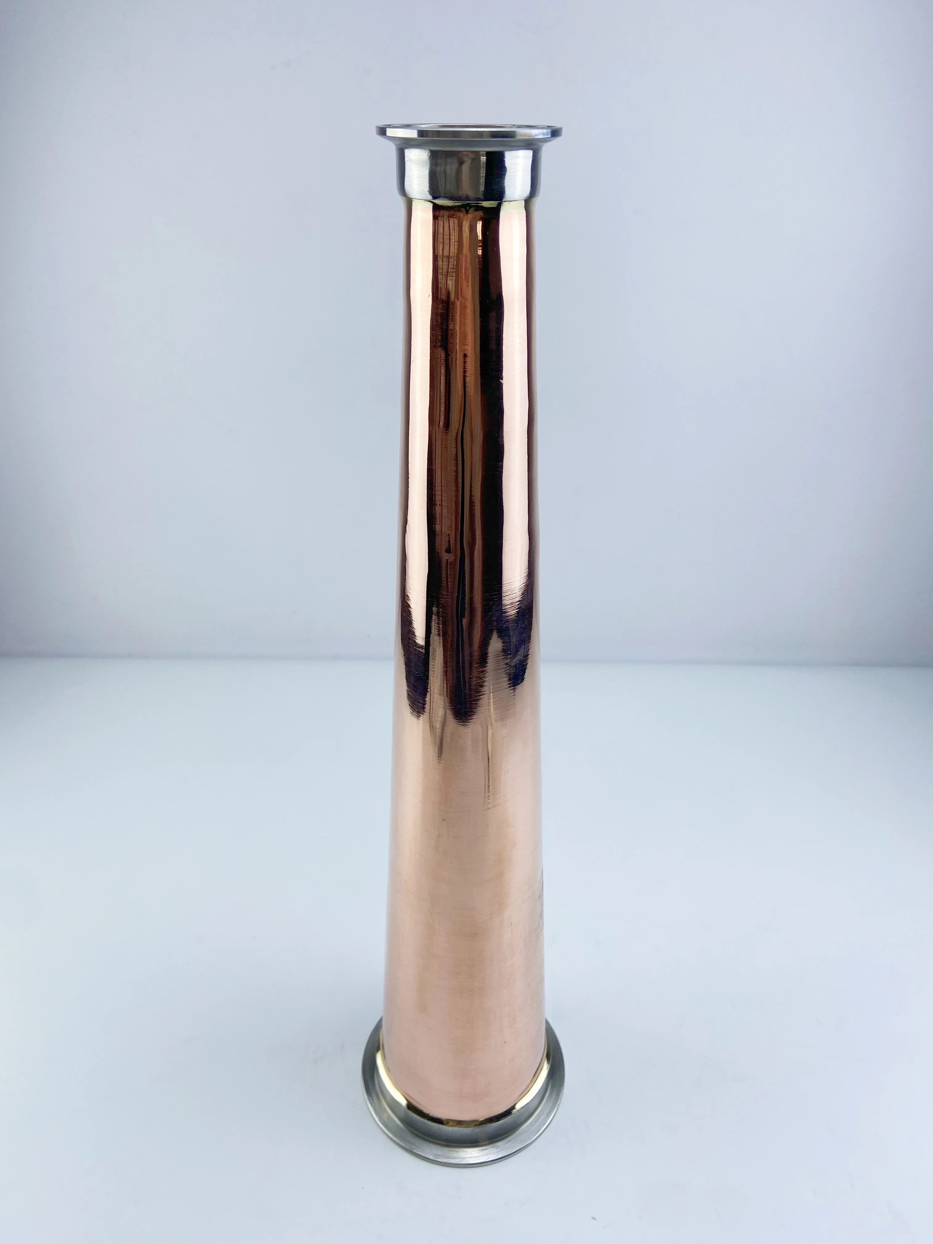 Cobre Cone Tri Braçadeira Redutor Cabeça de Cebola Espessura mm 102 mm Od119 x 251 mm Od64 20 500 mm