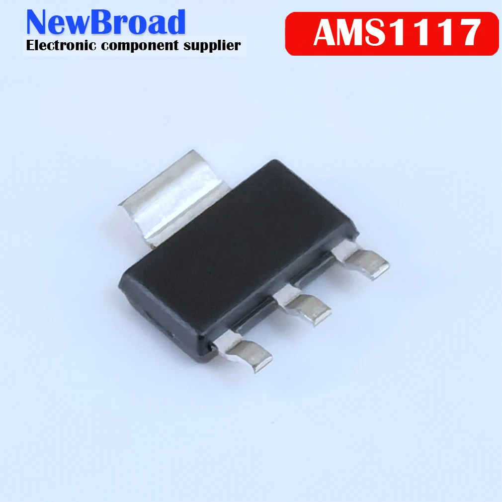 10PCS IC REG LIN AMS1117 1.2V 1.5V 1.8V 2.5V 3.3V 5V ADJ SOT223 1117 Voltage Regulator LM1117