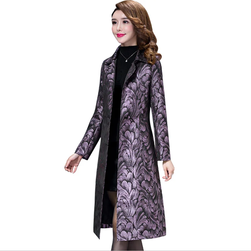 

High-quality spring autumn new Women's trench coat fashion Korean loose fit was thin and long windbreaker overcoat