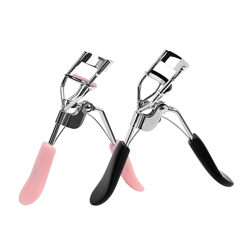 MAANGE 1Pc Pro Makeup Eyelash Curler Beauty Tools Lady Women Nature Style Cute Eyelash Handle Curl Eye Lash Curler random color