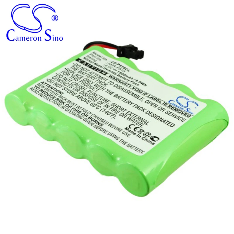 CameronSino Battery for Panasonic KX-TG4500 KXTG4500B fits Panasonic HHR-P516 HHR-P516A HHR-P516A-1H Cordless phone Battery