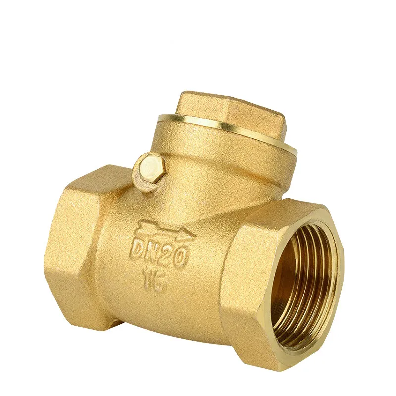 

1PC Check Valve Horizontal Type 1/2" 3/4" 1" 1.2" BSP Female One Way Flow Water Pipe Water,Oil Media 1.6Mpa