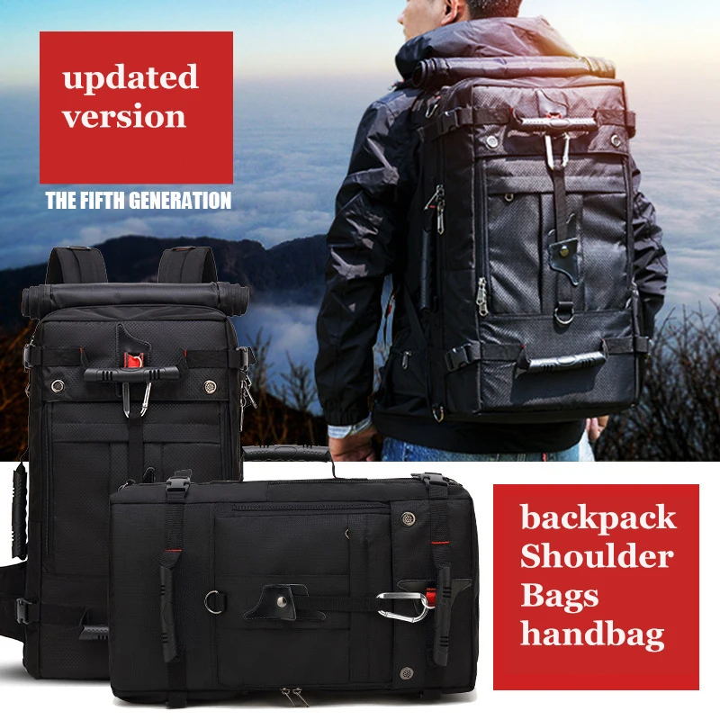 Men Hiking Backpacks 40L/50L/60L Business Travel Backpack Women Outdoors Laptop Backpack Multifunctional Luggage Bag