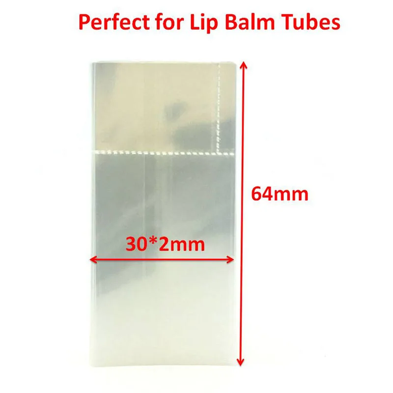 500Pcs Schrumpf Wraps für Lip Balm Container Lippenstift Rohr, Einfach zu Bedienen, Machen Produkte Mehr Professionelle – Detail 3