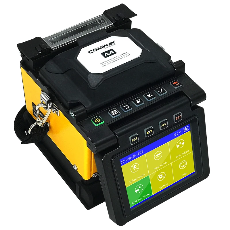 Comway A4 fiber optic automatic intelligent optical fiber fusion splicer A4 FTTH ARC Multiple fiber Splicing machine