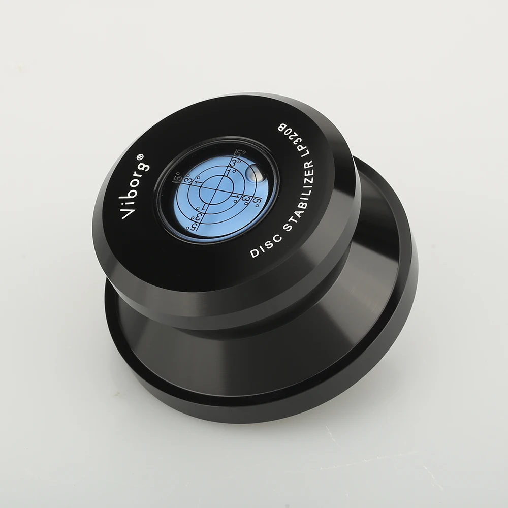 VIBORG LP320B Record Weight Stabilizer LP Disc Stabilizer Turntable Vinyl Clamp HiFi Premium Audiophile Grade Vibration