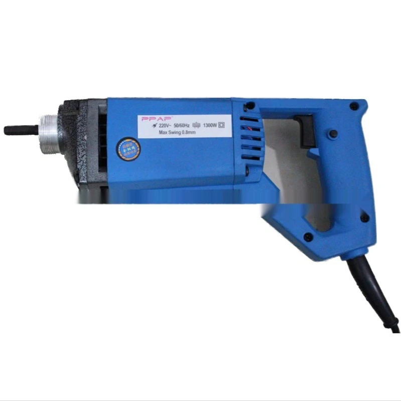 Vibratore per cemento con miscelatore per calcestruzzo plug-in per strumento di costruzione con vibratore per calcestruzzo portatile 220V 1300W