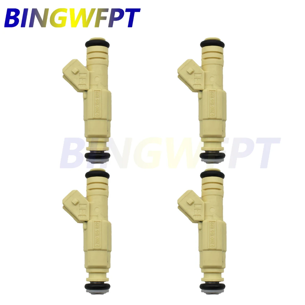 

4PCS High Quality Nozzle For Chevrolet Vectra Alfa 15 Berlin Fiat GMC Lancia 0280155822 0 280 155 822 Fuel Injector