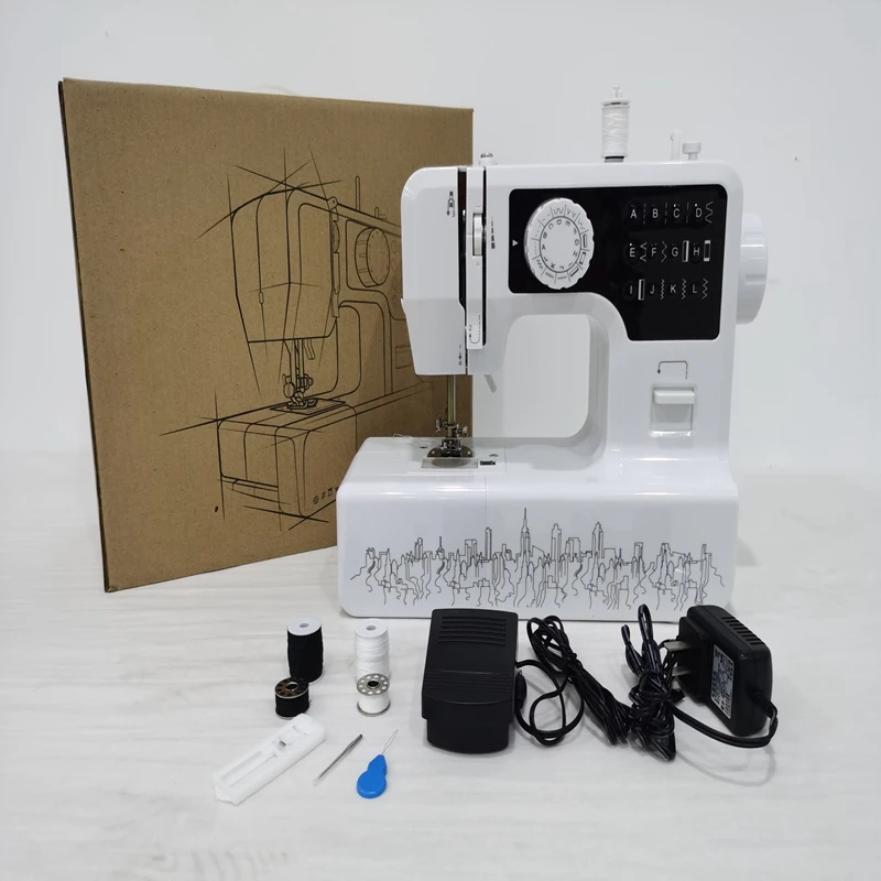 Desktop home multi-function mini electric sewing machine Home use thick seaming buttonhole DIY sewing machine