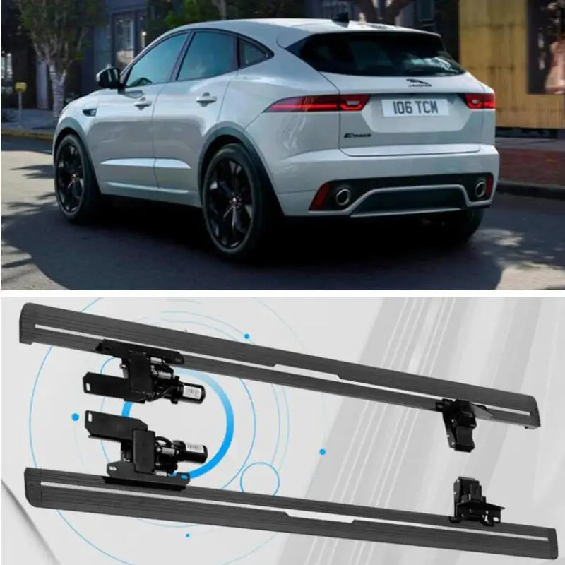 

For JAGUAR E-PACE E PACE 2018 2019 2020 2021 Electric Motor Automatic Switch Closed Running Board Side Step Bar Pedal Nerf Bars