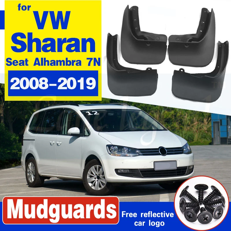 

Автомобильный брызговик для VW Sharan, Seat Alhambra 7N MK2 2008 ~ 2019 крыло грязи брызговик ЛОСКУТ аксессуары для брызговиков 2012 2013 2014 2015