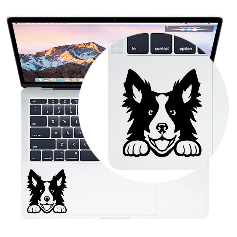 Cute Pet Dog Family Laptop Sticker for MacBook Pro Air Retina 11 12 13 15 inch Mac Book 14