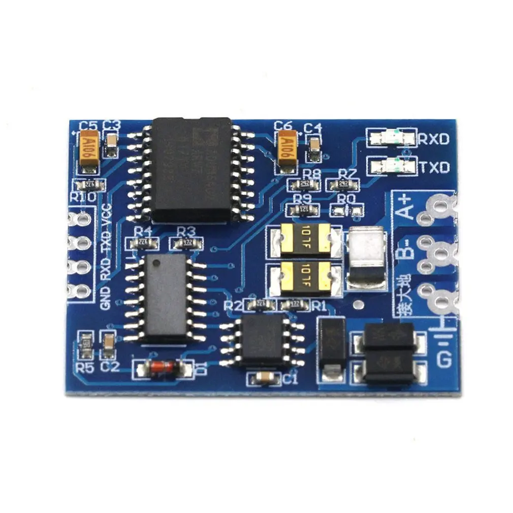 Módulo de Control de flujo automático de Hardware TTL, nivel UART en serie, conversión recíproca, módulo de fuente de alimentación, 3,3 V, 5V, RS485