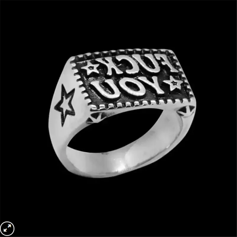 Outlaws 316L Stainless Steel Fashion Jewelry Band Party Punk Style Ring Men