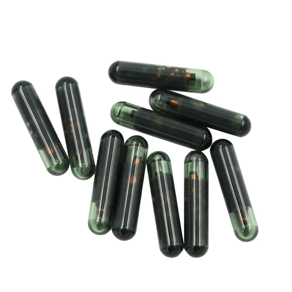 10 pz/lotto Chip chiave auto vuoto ID13 Chip chip Transponder in vetro ID 13 Chip per Audi per Fiat per Acura per Honda per Chevrolet