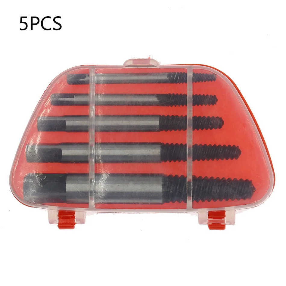 Damaged Screw Extractor Drill Bits Guide Set Broken Speed Out Easy out Screw extractor Stripped Screw Remover Tool