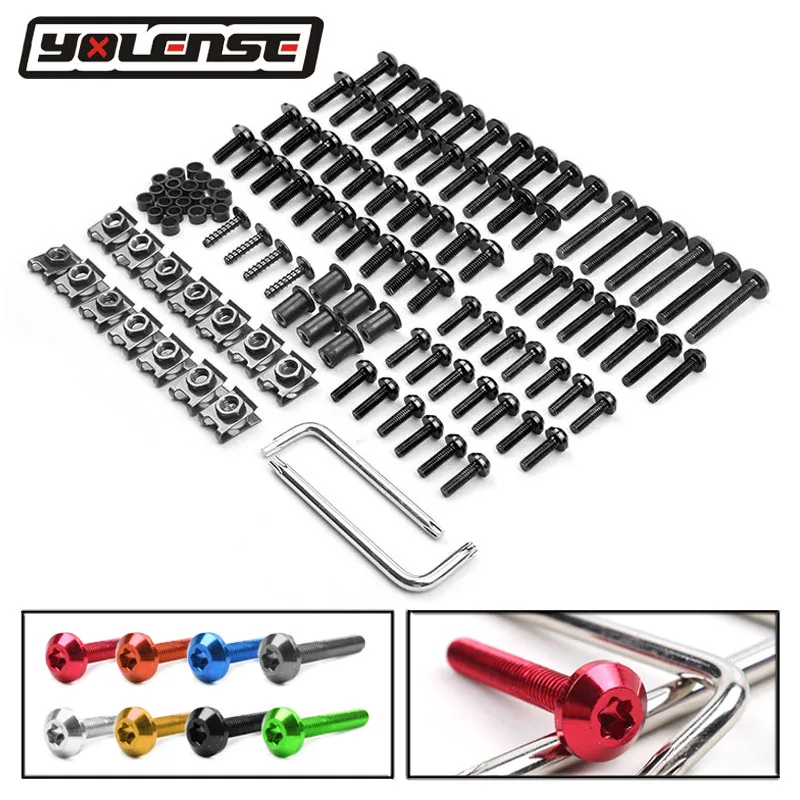 

Motorcycle Accessories Fairing windshield Body Work Bolts Nuts Screws For Suzuki GSF1250 DL1000 GSF650 GSX250R GSX-250R