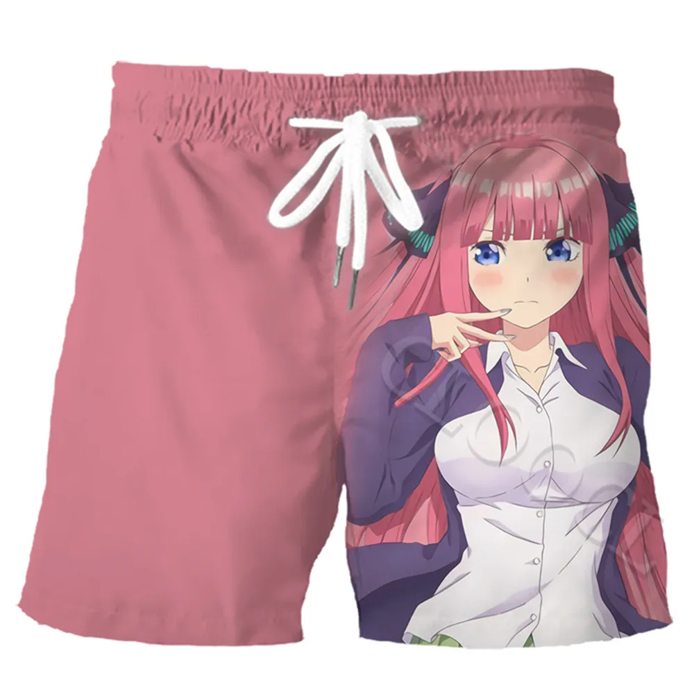 CLOOCL hommes Shorts Anime Quintuplets par excellence impression 3D Shorts de sport mode décontracté été plage Shorts livraison directe