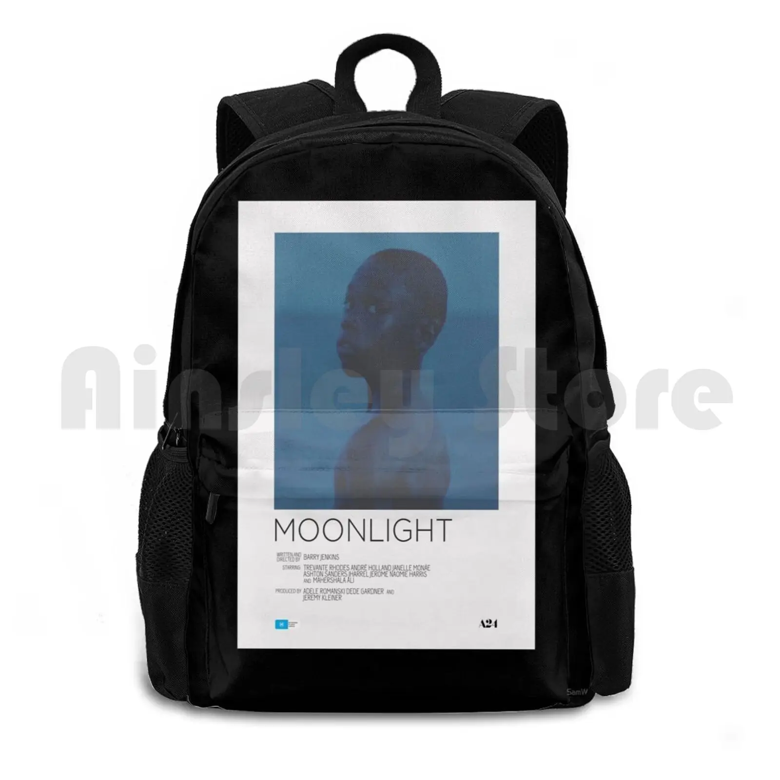 Moonlight Movie Poster Outdoor Hiking Backpack Waterproof Camping Travel Movies Movie Movie Film Films Film Cinephile Film