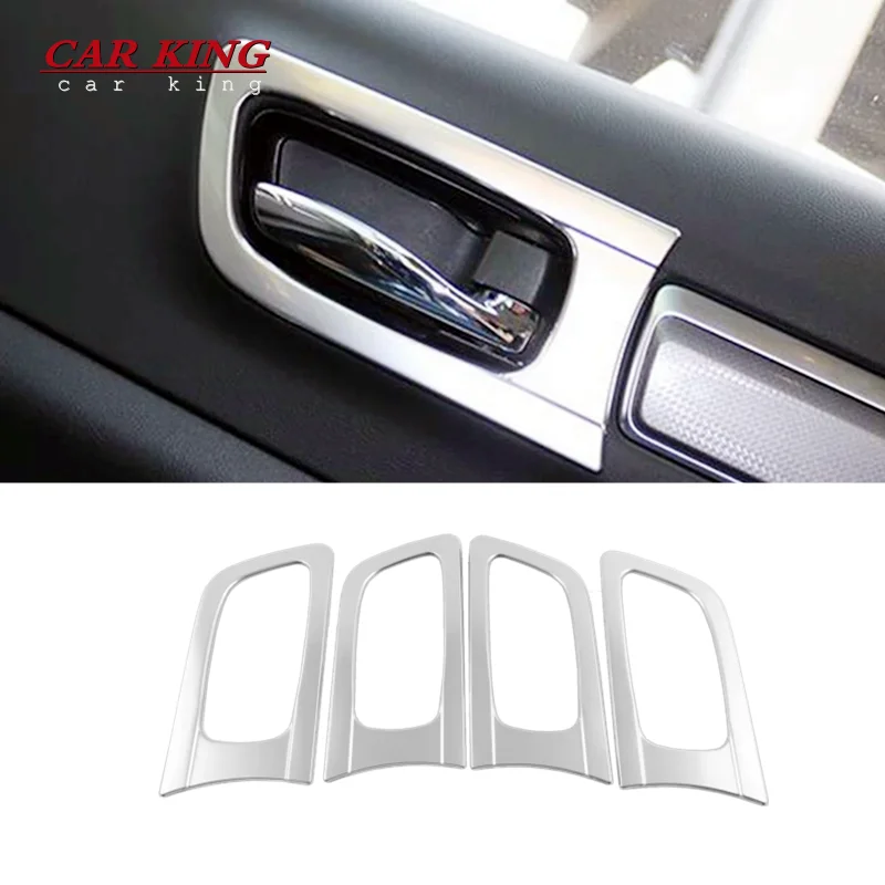 

For Renault Koleos 2017 2018 Stainless steel interior Car inner door handle Bowl frame Cover Trim Car Styling Accessories 4Pcs