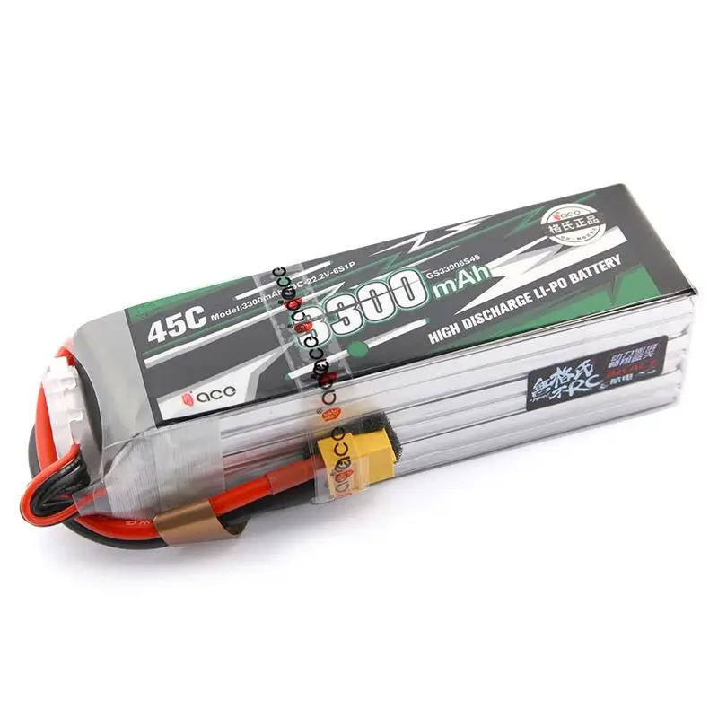 Gens ace Lipo Battery 6S 2600 3300 4000 5300mAh 22.2V Lipo Battery for Align Helicopter Airplane Car Boat RC Accessories