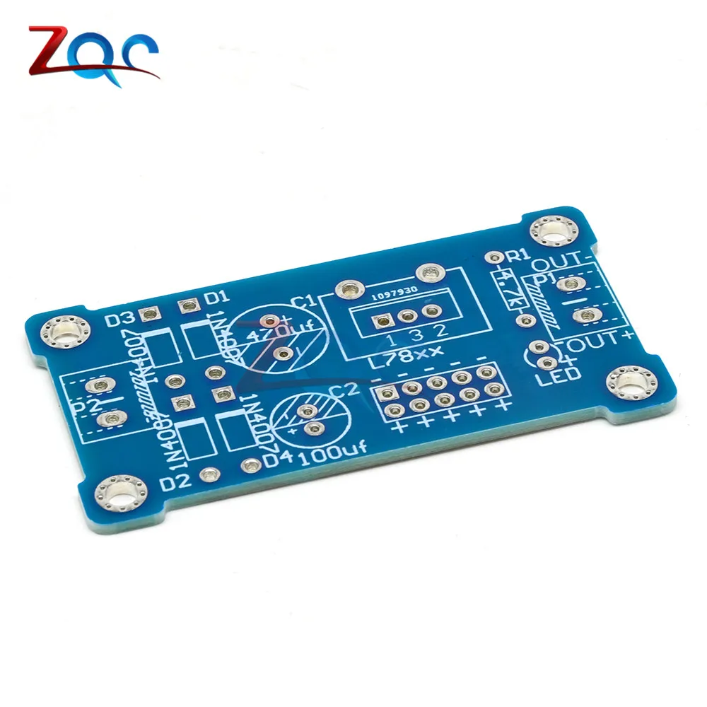 5PCS LM7805 LM7812 L78XX Series Converter Adapter PCB Fixed Voltage Regulator Prototype PCB Board