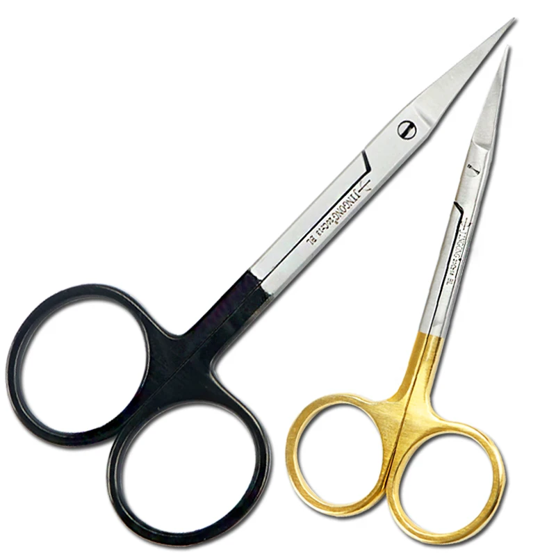 Korean beauty ophthalmology curved sharp straight sharp special small scissors Double eyelid tool equipment