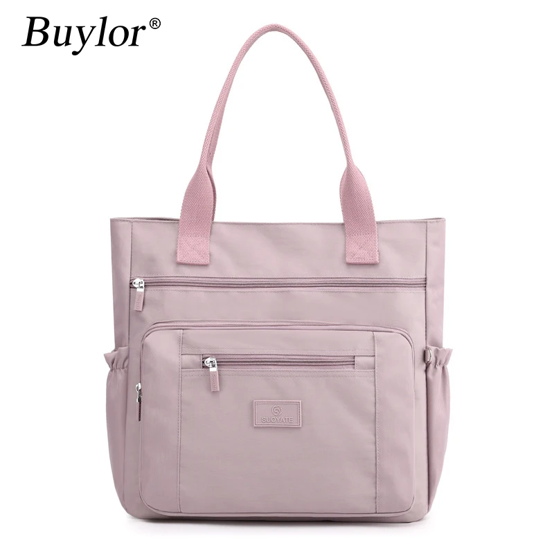 Buylor Fashion Female Handbag New Nylon Lady Shoulder Bag Casual Large Capacity Messenger Bag  Women\'s Tote Bag Shopping Bag