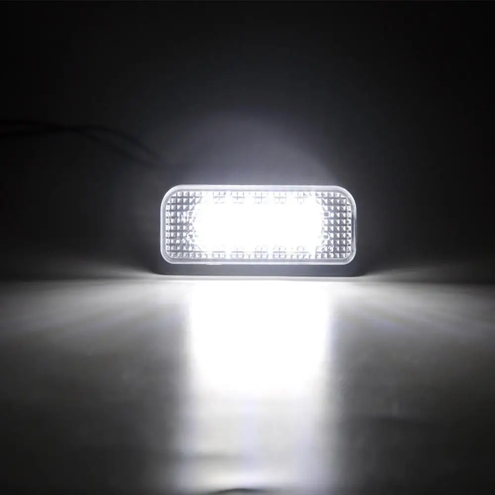 For Mercedes BENZ S-CLASS W211 C-CLASS W203 W219 SLK R171  Car Rear white LED license plate light number plate lamp