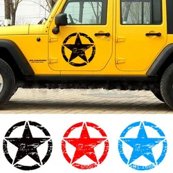 Calcomanías de vinilo decorativas para coche, calcomanías de moda para Jeep Wrangler JK JL CJ, RUBICON, capó todoterreno, accesorios de calcomanía de vinilo, 1 pieza