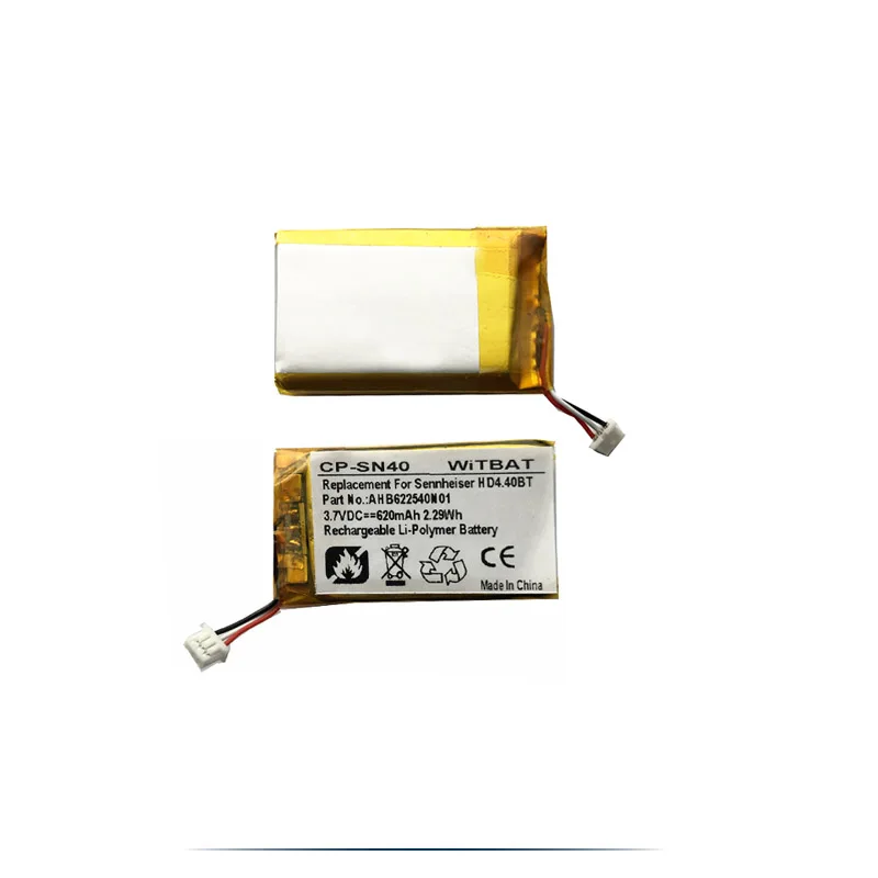 Bateria embutida para sennheiser momentum 700, fone de ouvido sem fio hd4.40bt hd 2.0 btnc urbanite xl
