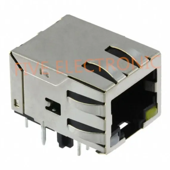 

JP026821U 1 Port RJ45 Magjack Connector Through Hole 10/100 Base-TX JP026821UNL