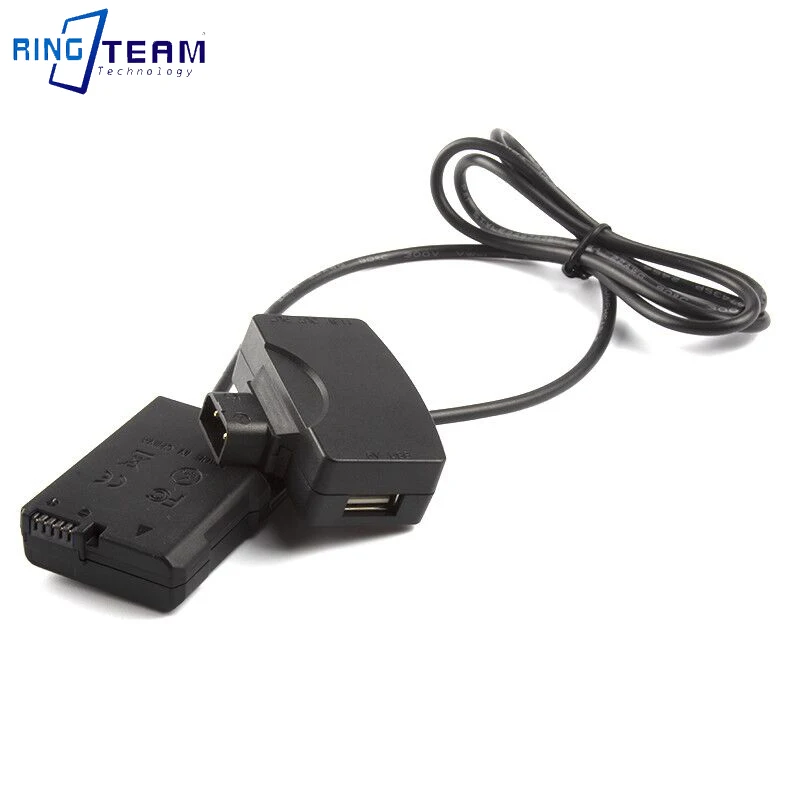 D-Tap to USB Adapter Connector 5V to EN-EL14 Dummy Battery EP-5A DC Coupler for Nikon Camera D5600 D5500 D5300 D5200 D5100 D3100