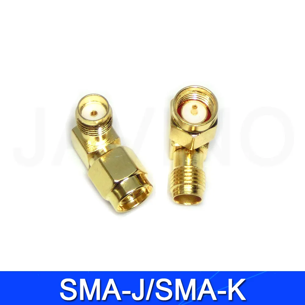 SMA to SMA Connector 90 Degree Right Angle SMA Male to Female Adapter Screw the Needle to SMA Male to Female