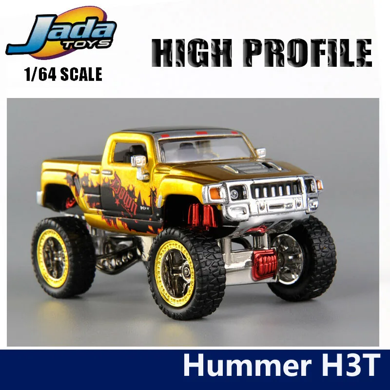 New JaAda 1:64 Scale High Profile Hum-mer H3T Diecast Alloy Toy Cars model For Collection Gift