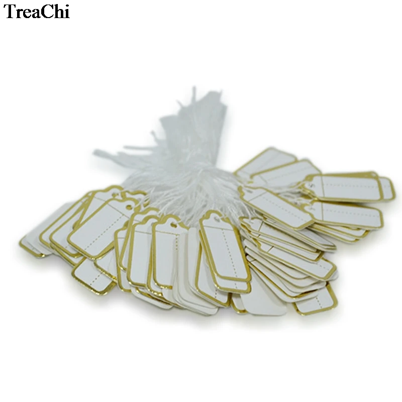 Retail Paper Jewelry Strung Tag Merchandise Clothing Jewelry Accessories Price Tag S G Convenient Strung Price Label