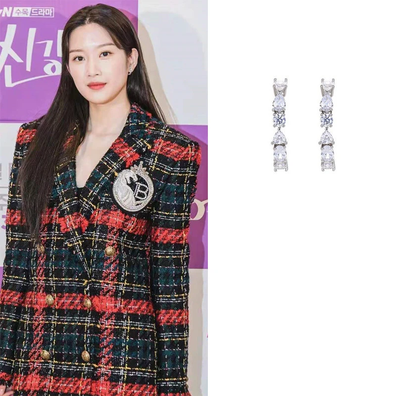 30styles Fashion new Korea Drama True Beauty Moon Ga Young Earrings Elegant lovely wedding women jewelry pendientes