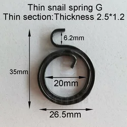 Coil Spring For Door Handles, Levers, Latches, Internal Coils, Repair Screws, Torsion Springs, 2.5 Flat Cables