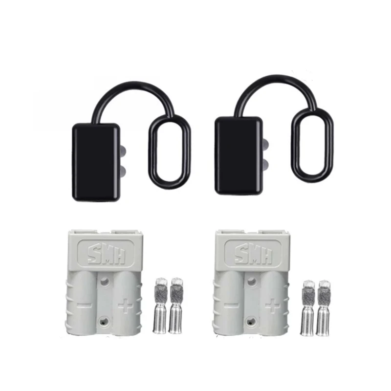 2 pezzi di ricarica accessori pratico collegamento portatile 50A 600V coppia spina rimorchio batteria Kit connettore rapido durevole