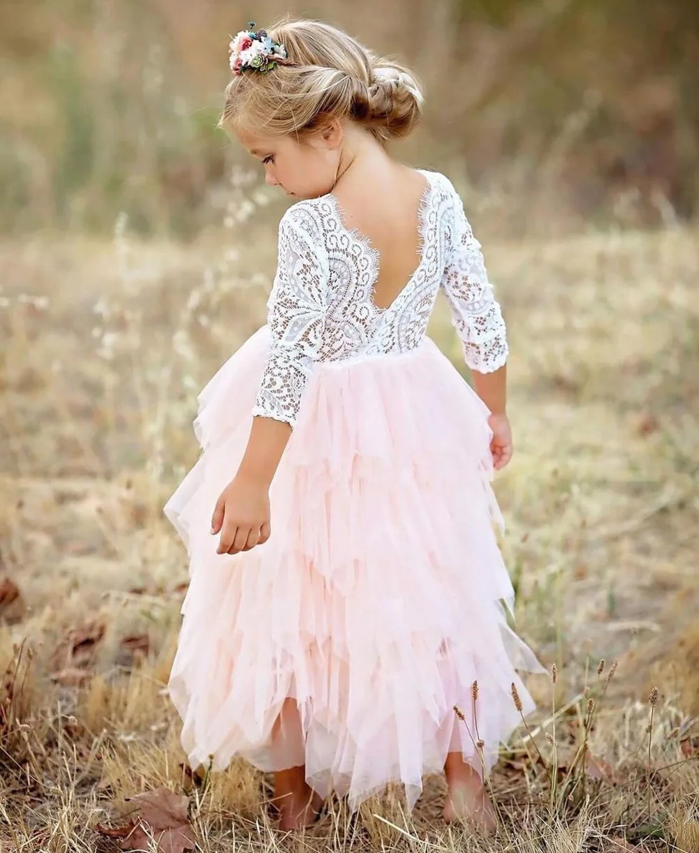 Little Girl Elegant Princess Dress Baby Children\'s Clothing Tutu Kids Dresses for Girls Clothes Wedding Party Gown Vestidos