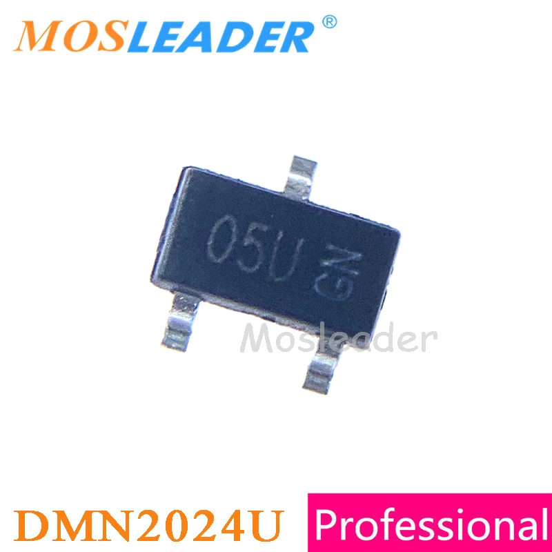 

Mosleader DMN2024U SOT23 3000PCS DMN2024U-7 DMN2024 N-Channel 2.8A 6.8A 20V Made in China High quality