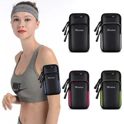 Sac avant-bras de sports de plein air pour hommes et femmes, rangement pour clé de téléphone portable, sac de bras de sport étanche, universel, 6.7 pouces