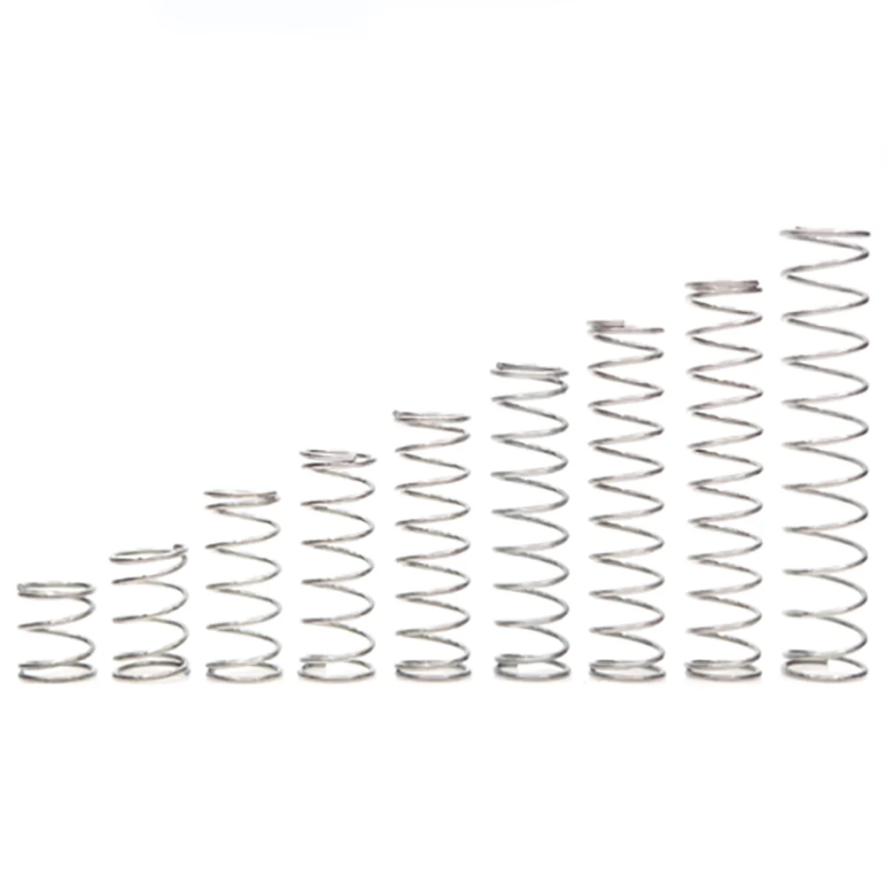 

10PCS 304 Stainless Steel Compressed Mini Springs Wire Dia.0.2mm OD 2/2.5/3mm