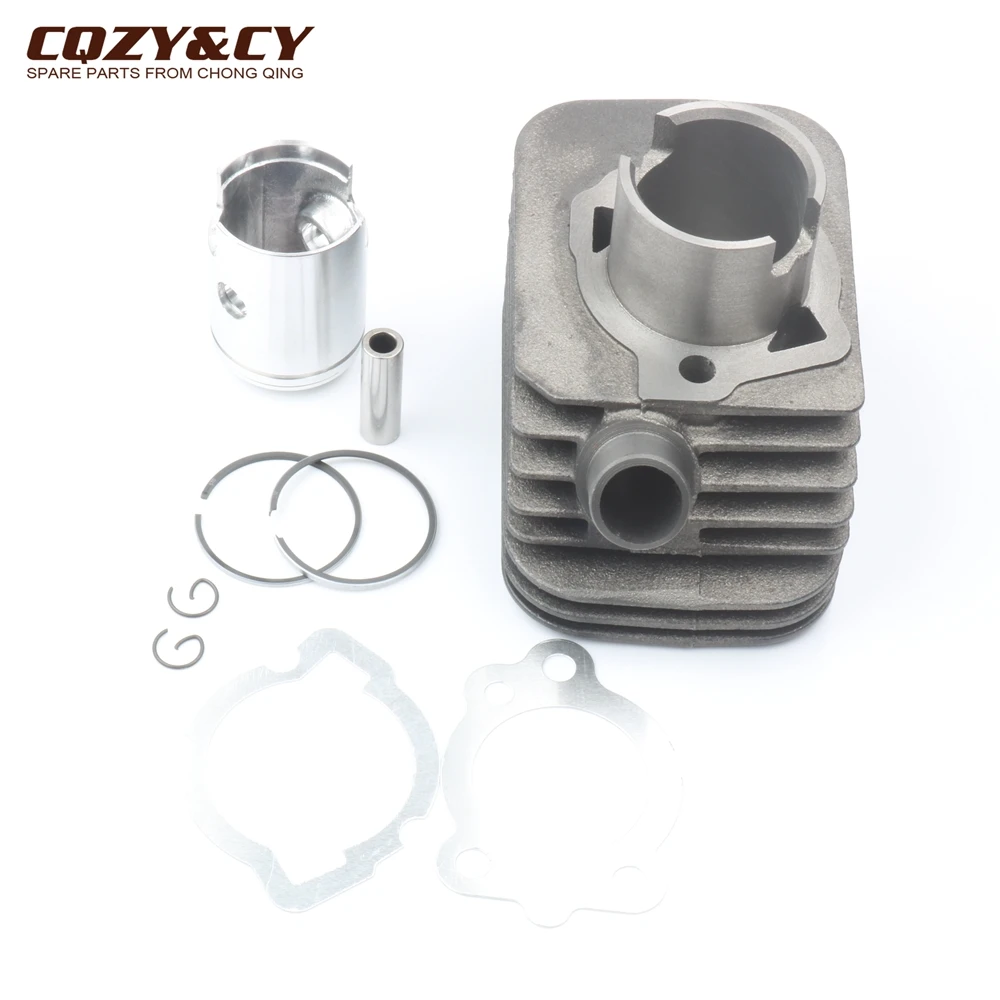 Wysokiej jakości zestaw cylindra 38,2 mm do Piaggio Boss 50 Boxer Bravo Ceao Grillo Ciao Si 50cc 10mm 100080310 Części silnika