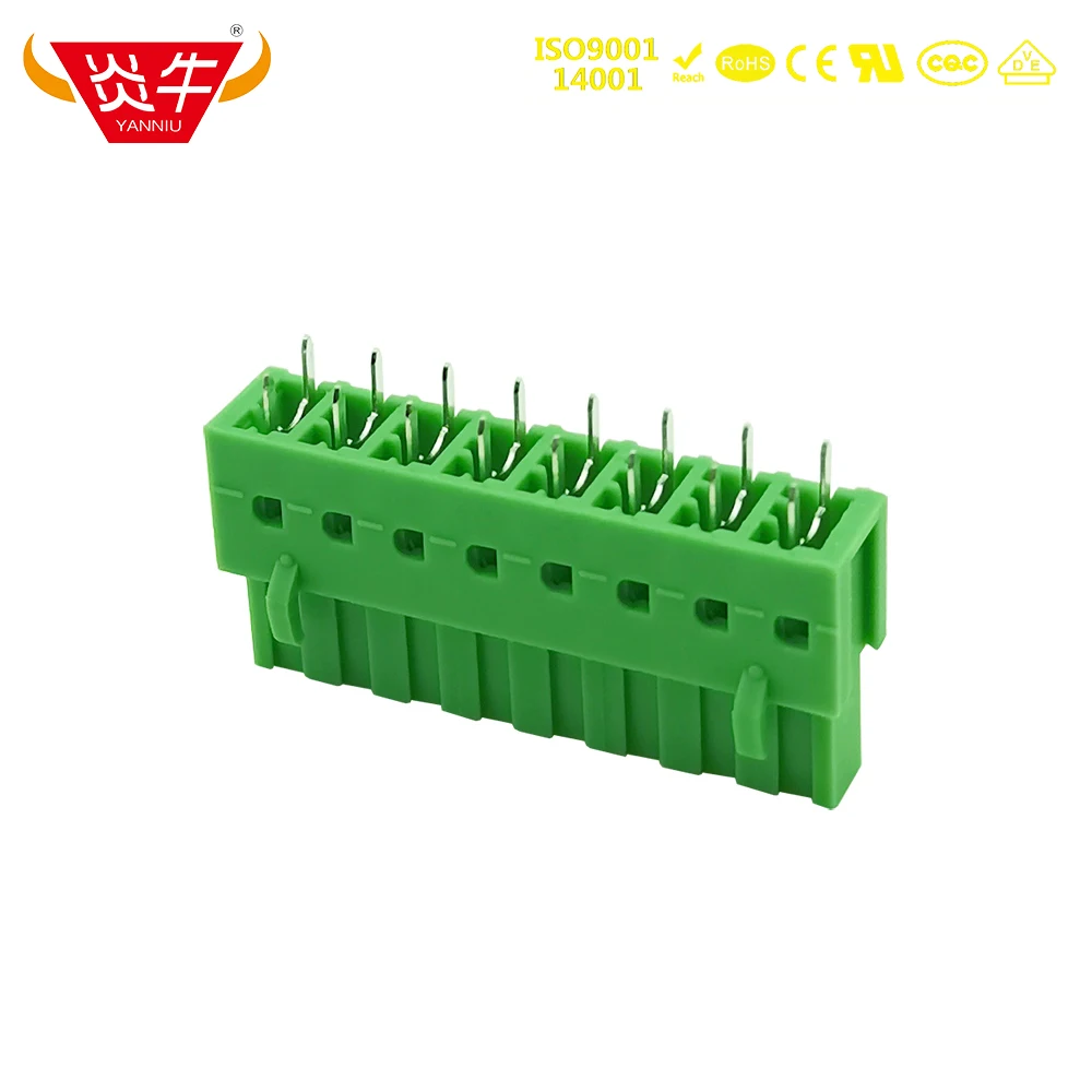 

10Pcs 5.08mm 2EDGB 5ESDCV KF2EDGB 5.08 2P ~ 12P PCB PLUG-IN TEMINAL BLOCKS CONNECTOR ICV 2,5/ 8-G-5,08 PHOENIX CONTACT DEGSON