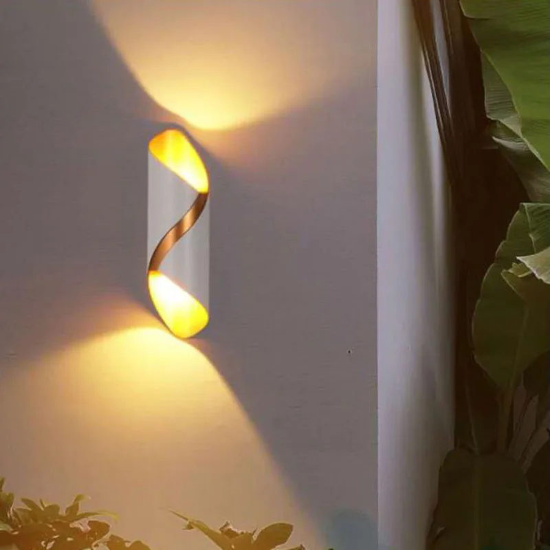 Waterproof LED Porch Sconce Wall Lights Outdoor IP65 Up and Down 10W LED Wall Lamp Balcony Corridor Garden Landscape Light
