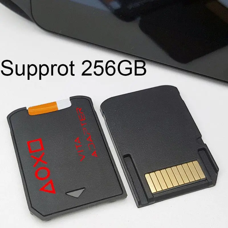 PSV3.0SD Micro Adapter For PSVita Game Card Support 256GB Memory Card With Faster Loading Speed High Precision Molding