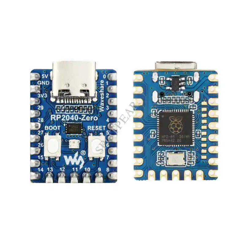 RP2040-Zero a Pico-like MCU Board Based on Raspberry Pi MCU RP2040 Mini ver