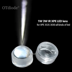 10PCS LED Lens 3 gradi di messa a fuoco per 1W3W5W xxml5050 XHP50/70 3030 3535 7070 Epileds ottici torcia Spot fai da te