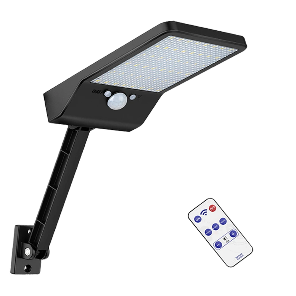 

KL LED-Solar-path-flood-Light porch-wall-Lamp Outdoor Remote-Control Ip65 Pir-Motion-Sensor&3